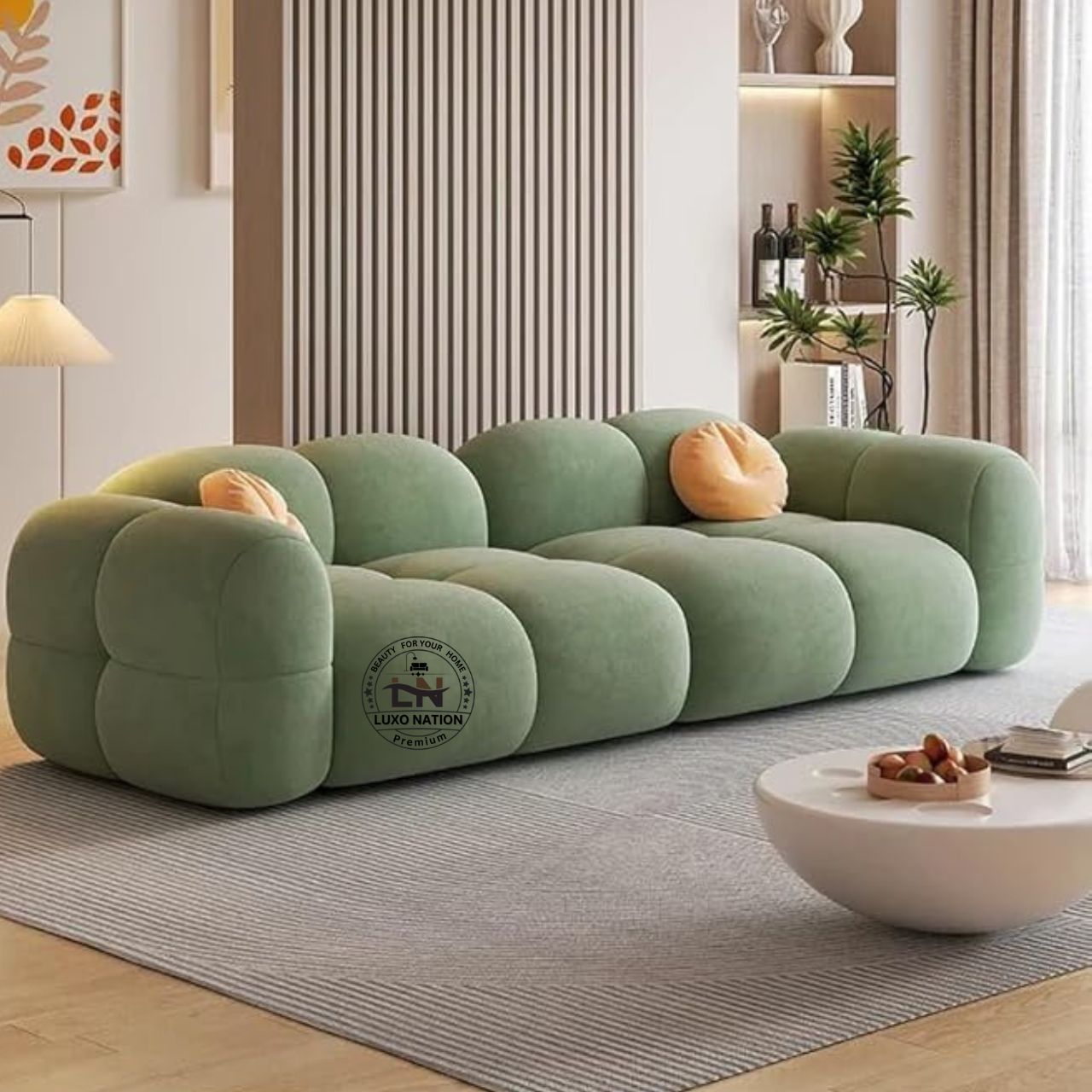Luxo Nation Elegant Modern Sofa – Luxurious Look , & Premium Quality